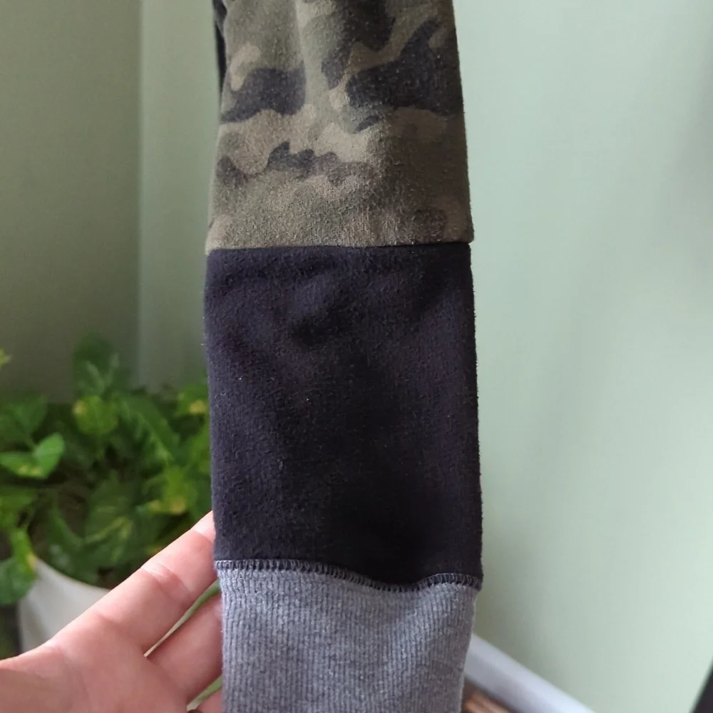 Jumping Beans Camo Hoodie gray green 4t